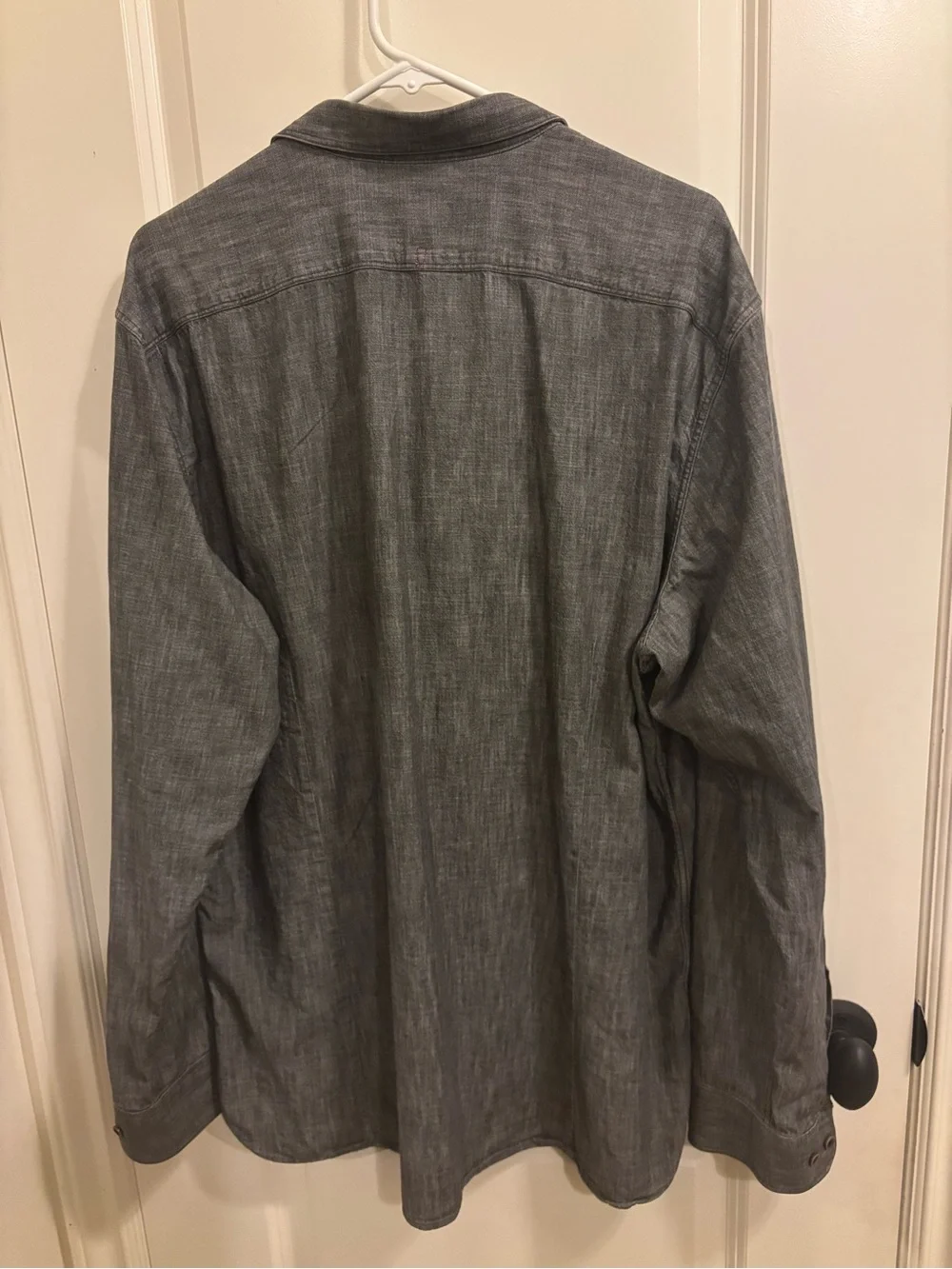 Men’s Banana Republic Heritage charcoal Grey work shirt XL